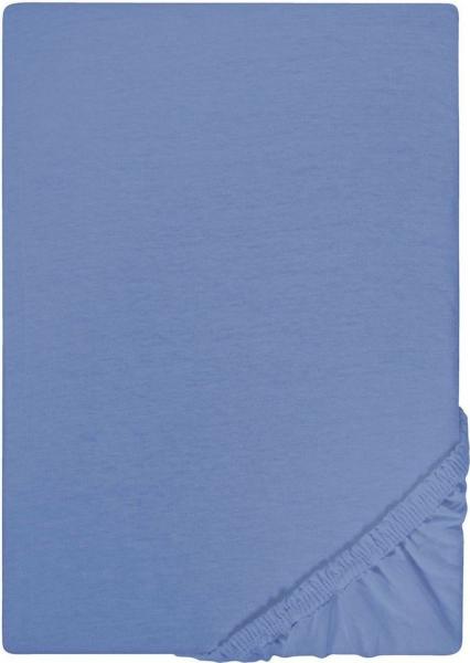 Castell Jersey-Stretch-Spannbetttuch, Ozeanblau, 1x 180x200 cm - 200x200 cm, 180x200 cm