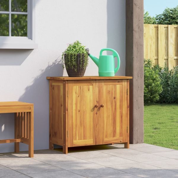 vidaXL Gartenschrank 75x35x70 cm Massivholz Akazie 363452