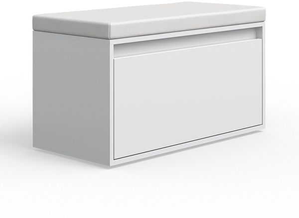 Schuhbank Iker Weiß 80 x 45 cm Vicco
