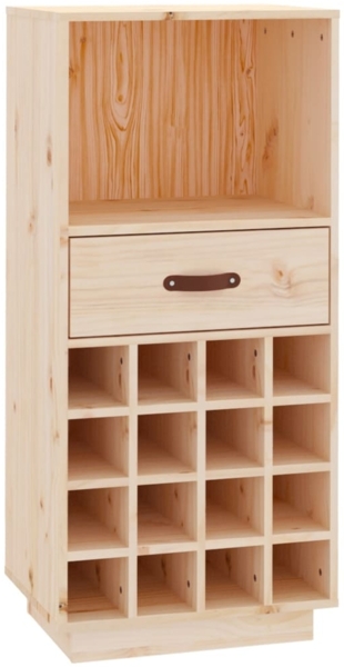 vidaXL Weinregal 45x34x100 cm Massivholz Kiefer 821532