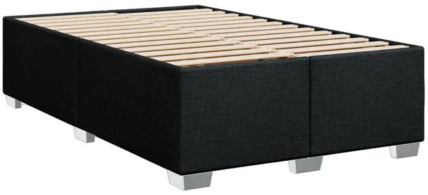 vidaXL Boxspringbett mit Matratze Schwarz 100x200 cm Stoff 3285808 Bild 8
