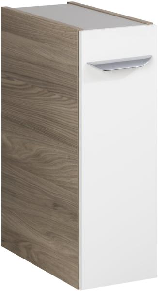Fackelmann LUXOR Unterschrank 20 cm, Braun hell/Weiß, links