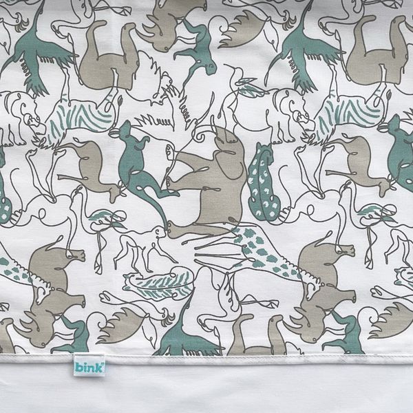 Bink Bedding Safari Bettlaken - 100 x 150 cm Weiß