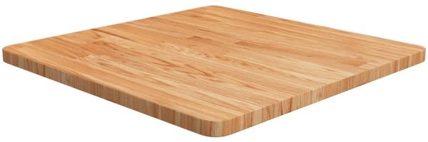 vidaXL Tischplatte Quadratisch Hellbraun 60x60x2,5cm Behandelte Eiche 343030