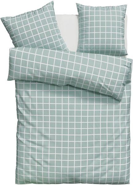 OTTO home Bettwäsche Eemil, Renforcé, 2 teilig, karierte Bettwäsche, 100% Baumwolle, ab Gr. 135x200 cm