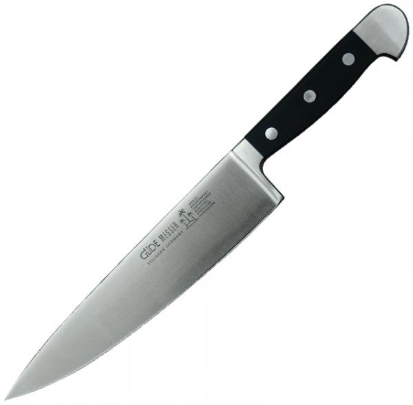 GÜDE Alpha Kochmesser schwarz 21 cm