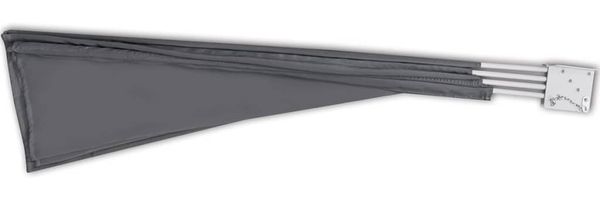vidaXL Faltbarer Balkonfächer Grau 210×210 cm 41573 Bild 6