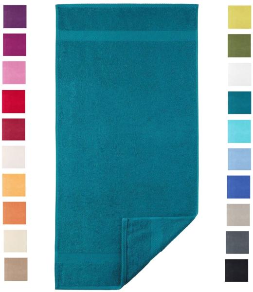 Diamant Handtuch 50x100cm dunkelgrün 450g/m² 100% Baumwolle