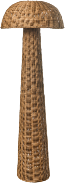 Stehlampe ALERO Rattan Naturfarben