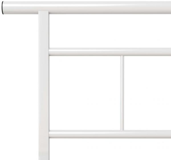 vidaXL Bettgestell Weiß Metall 120x200 cm [324827] Bild 11