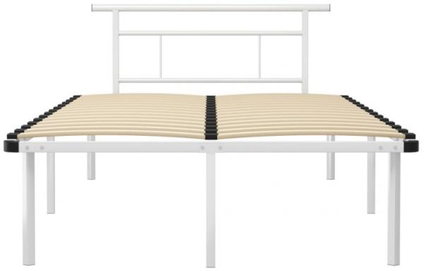 vidaXL Bettgestell Weiß Metall 120x200 cm [324827] Bild 3