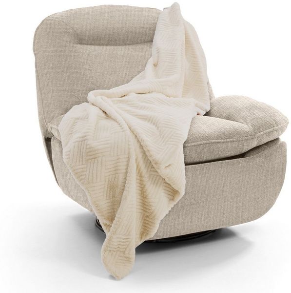 FLEXISPOT Sessel Schaukelsessel gemütlicher TV-Sessel, Relaxsessel (Schlafsessel mit USB, Drehsessel mit Rocking, Ruhesessel für Senioren & Stillenden), Versteckter Stauraum, 105° - 145° verstellbar, 159 KG belastbar