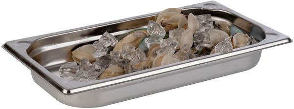 APS Aufbewahrungssystem GN 1/3 Behälter 32,5 x 17,6 cm, Edelstahl, (1-tlg), Gastronorm-Behälter, zum Anrichten und Lagern von Speisen