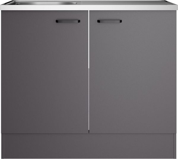 OPTIFIT Spülenschrank OPTImulti Breite 100 cm, Tiefe 50 cm, mit Spülenauflage