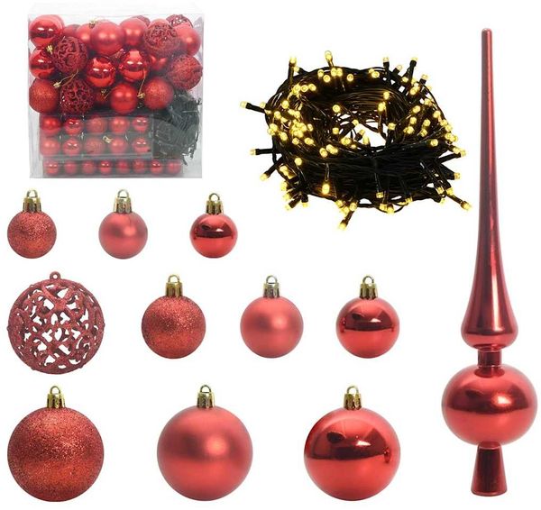 vidaXL Weihnachtsbaum mit 300 LEDs mit Ständer Grün 180 cm PVC 3396380 Bild 6