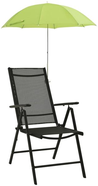 vidaXL Sonnenschirme für Campingstühle 2 Stk. Grün 105 cm 47935