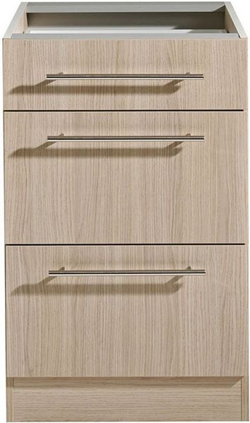 wiho Küchen Unterschrank Filo 50 cm breit, mit 2 großen Auszügen ohne Arbeitsplatte