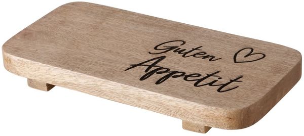 Servierbrett mit Spruch klein HUNGER