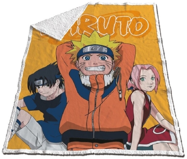 Naruto Wohndecke – Weiches & leichtes Decke für Bett & Sofa (120x150 cm)