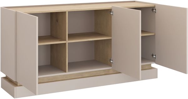 Kommode Zarpant K160 3D (Farbe: Sandbeige / Eiche Cremona) Bild 3