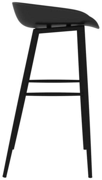 vidaXL 5-tlg. Bar-Set Weiß und Schwarz [3057437] Bild 8