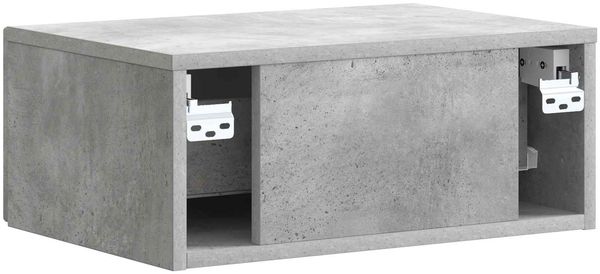 vidaXL Nachttisch Betongrau 49 x 34,5 x 20 cm Holzwerkstoff 897941 Bild 6