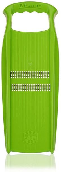 Börner Küchenreibe Gemüsereibe Roko PowerLine, grün, Kunststoff, (Set, 1-St)