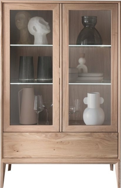 Home affaire Vitrine Koda inklusive Beleuchtung, verstellbare Glasböden Bild 4