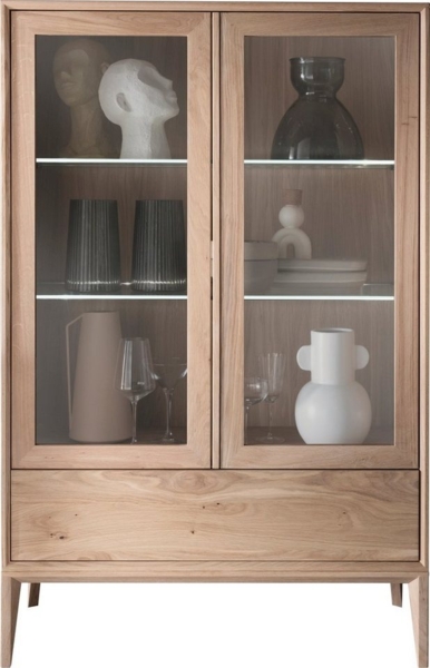 Home affaire Vitrine Koda inklusive Beleuchtung, verstellbare Glasböden Bild 1