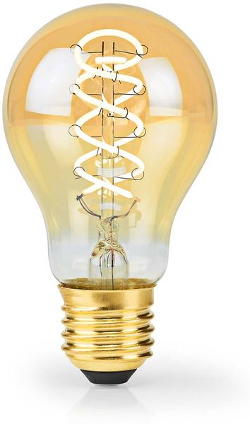 LED-Filament-Lampe E27 | A60 | 3.8 W | 250 lm | 2100 K | Dimmbar | Extra warmweiß | Retro Style | 1 Stück