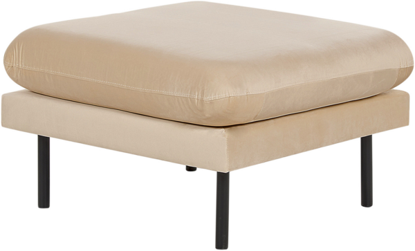 Ottomane VINTERBRO Samtstoff Beige