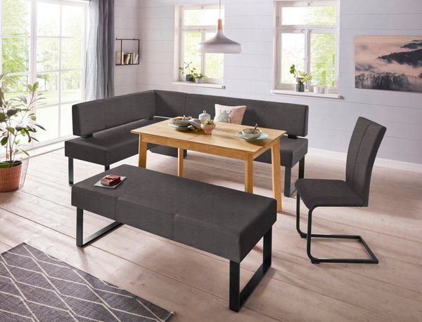 OTTO home Sitzbank Oliver, Breite 140cm, mit Metallgestell