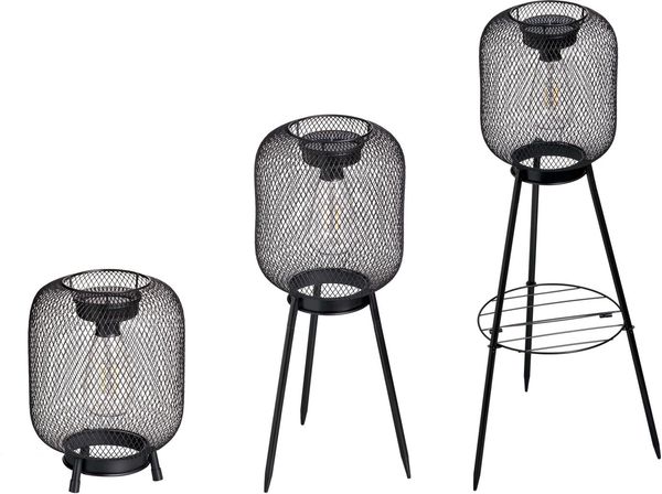 Northpoint LED Solarleuchte LED Solar Außen Stehlampe Tischlampe warmweißes Licht