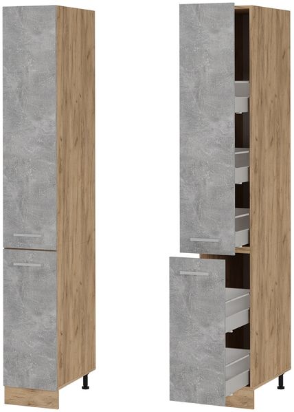 Apothekerschrank R-Line Beton 30 cm Vicco Bild 5