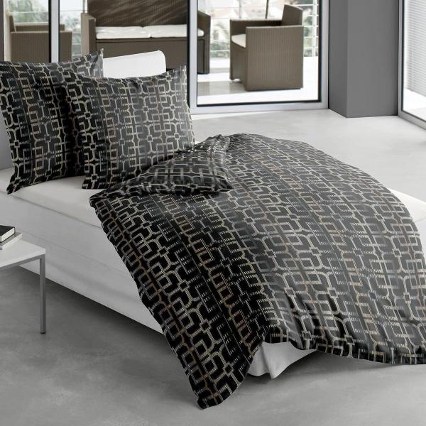 Traumschlaf Mako-Satin Bettwäsche Lago|155x220 cm + 80x80 cm