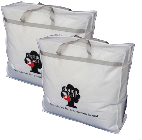 2 Stk Aufbewahrungstasche Bettentasche Bettdecken Kissen Kleidung