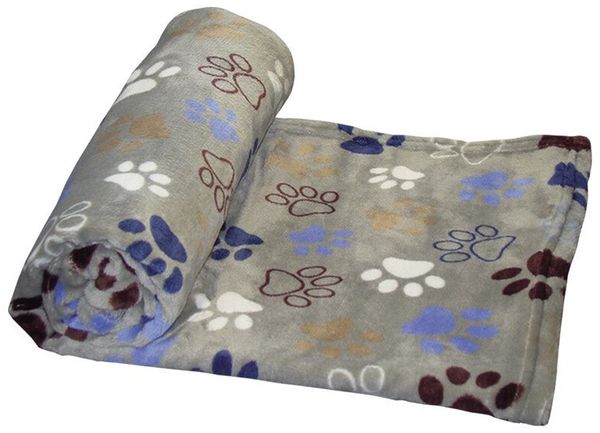 Nobby 'Lissi Classic M' Hundedecke, Mikrofaser hellgrau, 75 x 100 cm