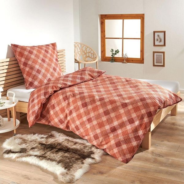 TRAUMSCHLAF Bettwäsche Daniel, Seersucker, 2 teilig, ideale Sommerbettwäsche in herrlicher Seersucker Qualität