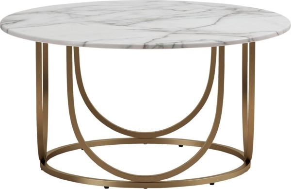 CosmoLiving by Cosmopolitan Couchtisch Gwyneth, aus pflegeleichtem MDF, Gestell aus Metall, Höhe 41 cm Bild 2