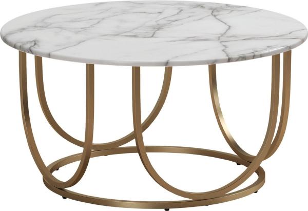 CosmoLiving by Cosmopolitan Couchtisch Gwyneth, aus pflegeleichtem MDF, Gestell aus Metall, Höhe 41 cm Bild 1