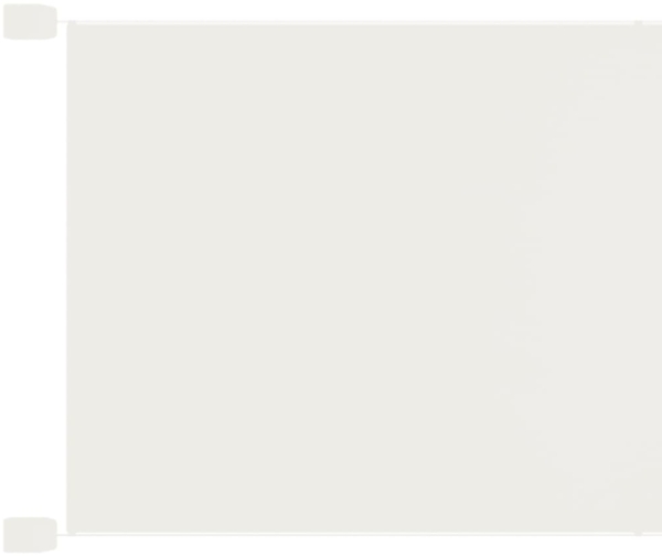 vidaXL Senkrechtmarkise Weiß 100x1200 cm Oxford-Gewebe 148163