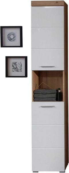 INOSIGN Hochschrank Avena Badezimmerhochschrank mit offenem Fach, 2 Türen und 2 Einlegeböden Bild 5