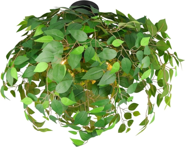 lightling Deckenleuchte Lea, ohne Leuchtmittel, IP20 Indoor, Stoffschirm, Ø 70 cm