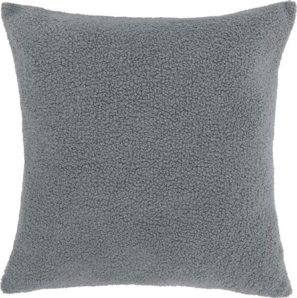 Sehlbach Kissen Boucle uni silbergrau 45 x 45 cm