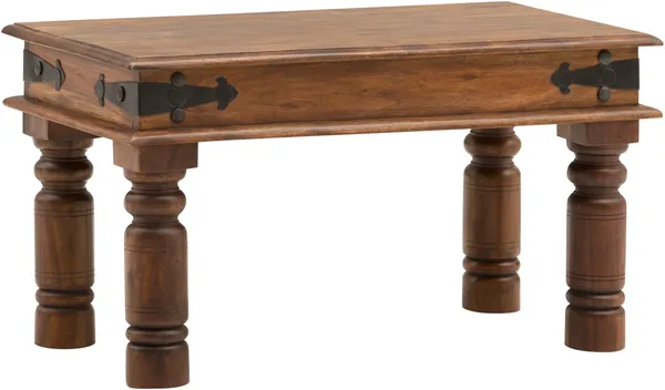 Flurbank Sitzbank Merlow massivum Akazie Massivholz braun 80x45x43 cm Holzbank kleine Bank Dielenmöbel Flurmöbel Bettbank Dekobank