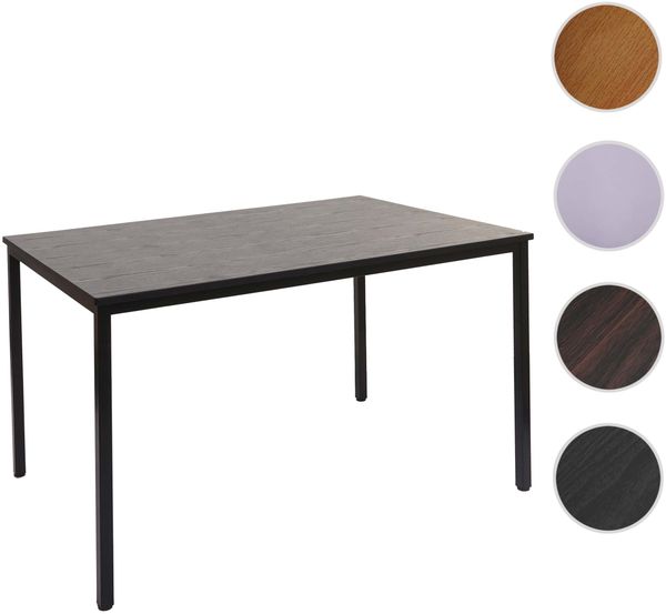 'Braila' Schreibtisch, schwarze Eiche-Optik, MDF, 120x80 cm Bild 9