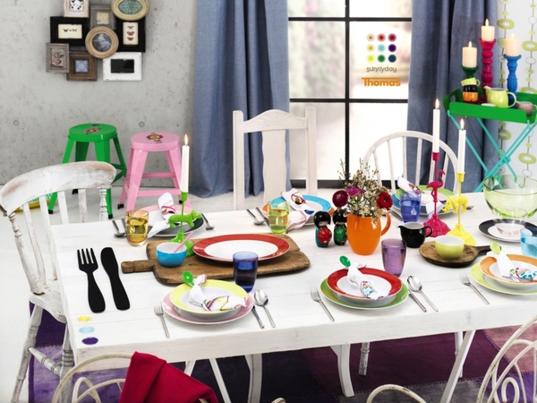 Müslischale 15 cm Sunny Day Apple Green Thomas Porzellan Schale - Mikrowelle geeignet, Spülmaschinenfest Bild 3