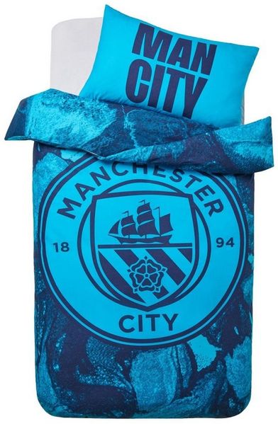 Next Bett-Set Bettgarnitur aus 100 % Baumwolle, Manchester City, Bezug: Baumwolle