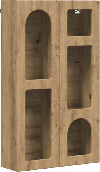 vidaXL Hängeschrank Artisan-Eiche 59 x 20 x 100 cm Holzwerkstoff 891373