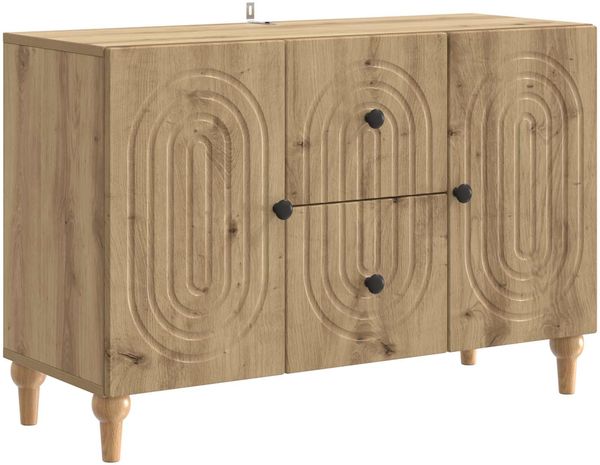 vidaXL TV-Schränk Artisan-Eiche 89 x 34,5 x 60 cm Holzwerkstoff 894204